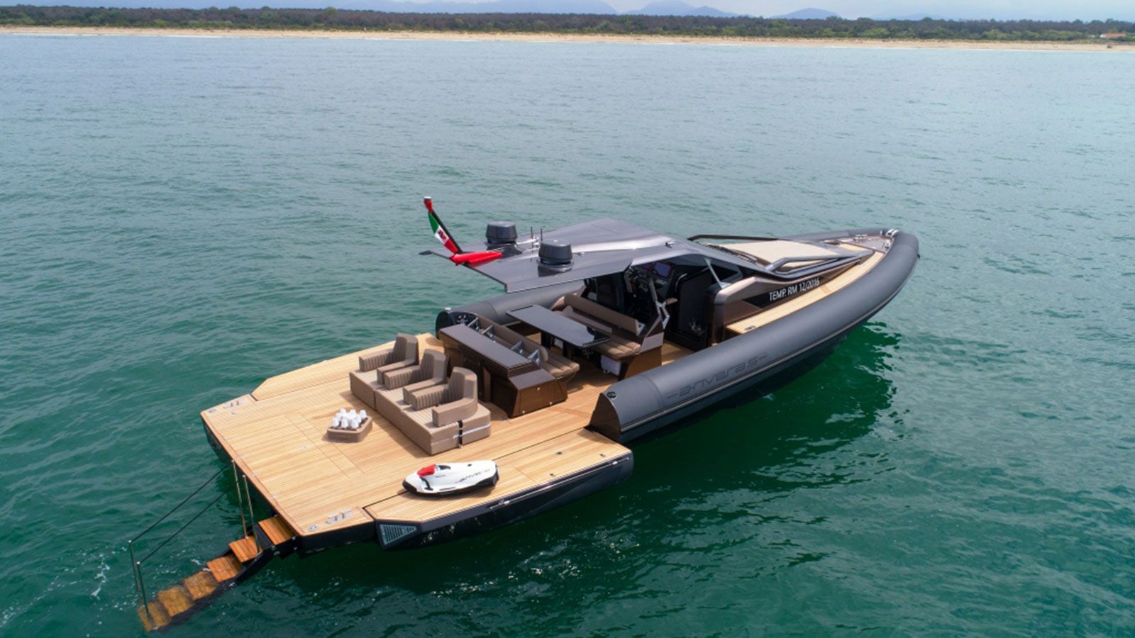 Anvera 48 new carbon yacht tender
